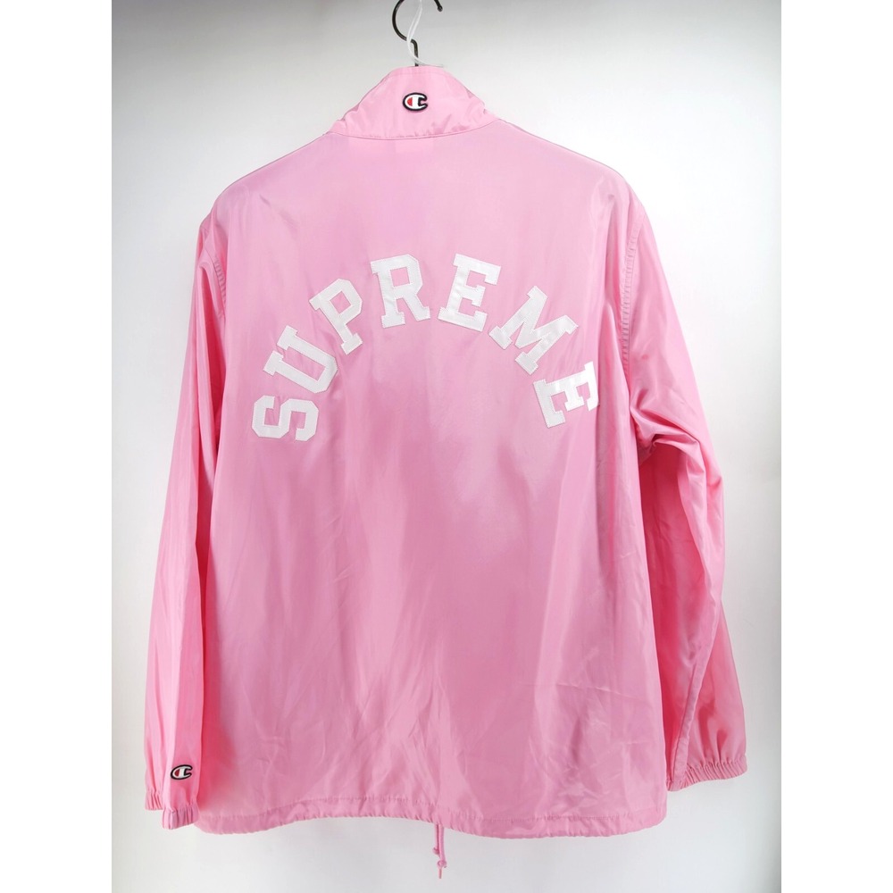 Supreme x Champion Half Zip Pullover Pink‎ Size XL - Picture 11 of 15